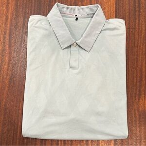 Nike Dri Fit Golf Polo Men’s Large Gray Tiger Woods Collection Lightweight